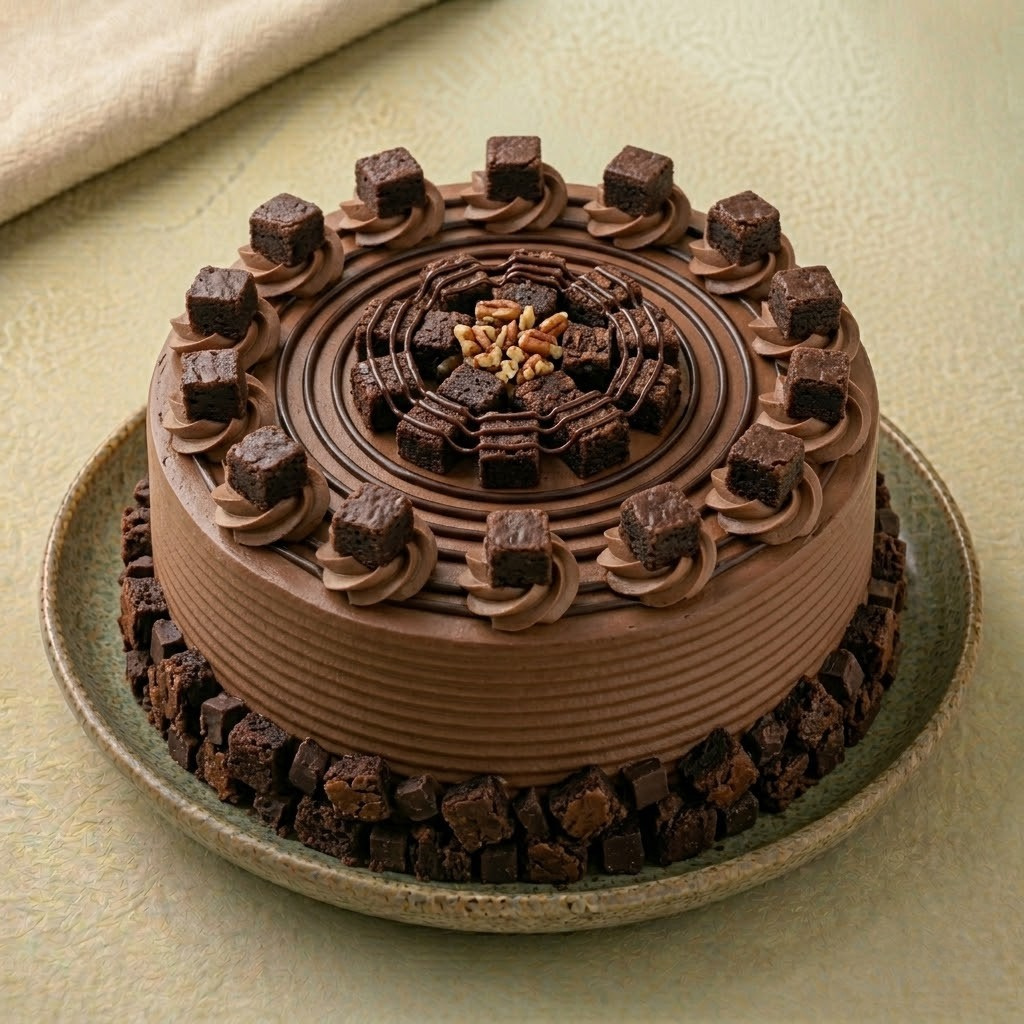 Fudge Brownie Cheese Cake